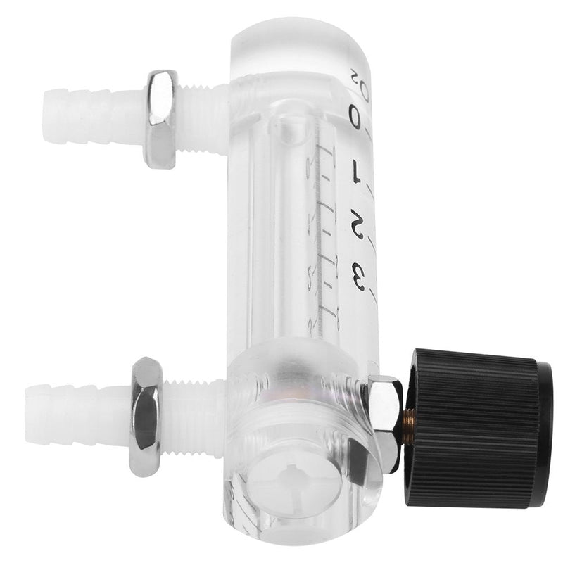 [Australia - AusPower] - Flowmeter 0-3LPM Meter Gas Flowmeter with Control Valve for Measuring Controlling Gas 