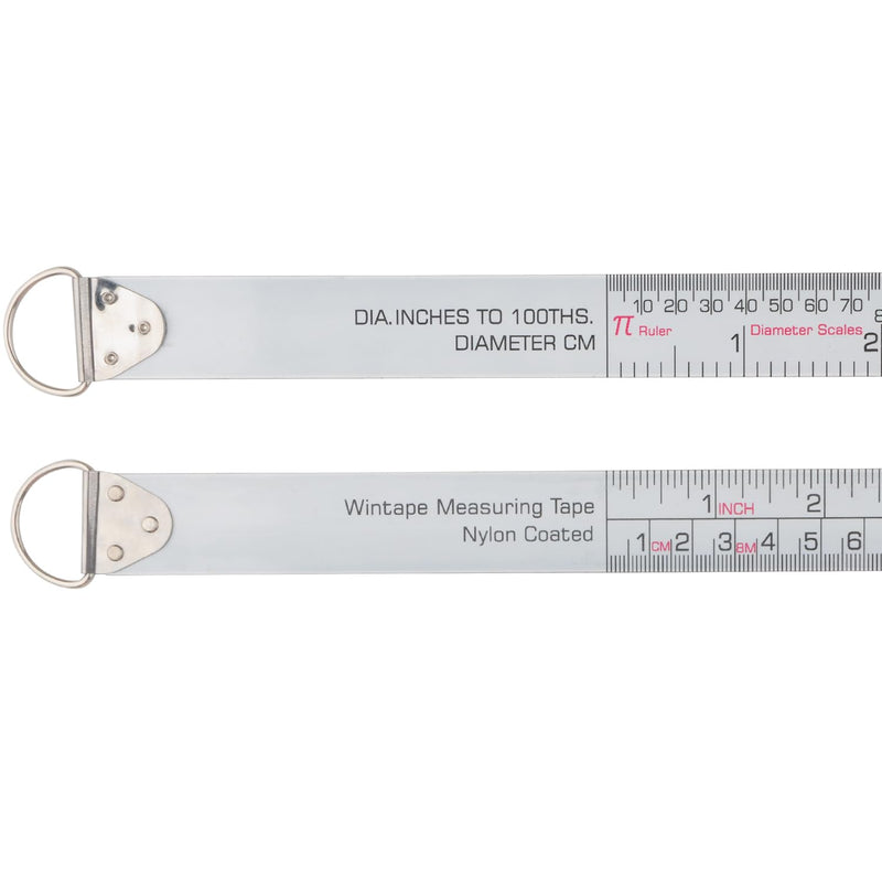 [Australia - AusPower] - WIN TAPE Steel Diameter Tape Measure - Imperial and Metric Pi Diameter Circumference Tape Measure 315in 805cm Use for Measuring Cylindrical Objects 