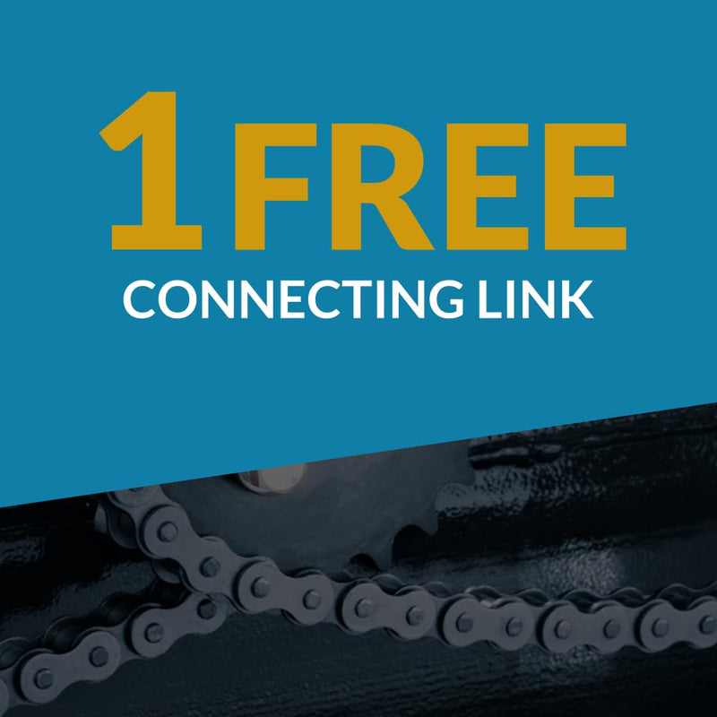 [Australia - AusPower] - PGN #35 Roller Chain - 5 Feet + Free Connecting Link - Carbon Steel Chains for Bycicles, Mini Bikes, Motorcycles, Go-Karts, Home and Industrial Machinery - 159 Links 