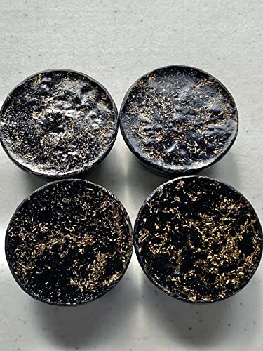 4 Black Iron Oxide Small Tower Busters Orgone Generator Energy Accumulator PERFECT GIFTING TOOL! Made 528Hz Frequency with OM Chants Many Beautiful Ingredients and Colors! blkio4OG