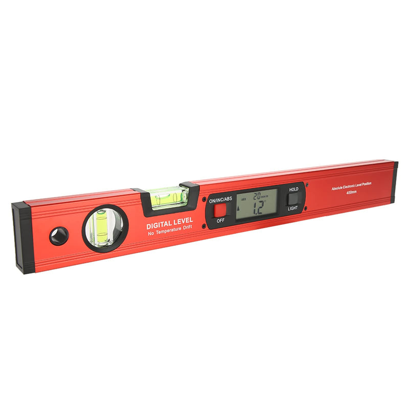 [Australia - AusPower] - Digital Level, Digital Aluminum Alloy Magnetic Angle Finder Level Slope Meter Digital Level With Slope Percentage Magnetic Level and Protractor 4 X 90 Gegree Inclinometer 