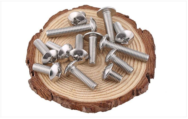 [Australia - AusPower] - 30pcs M4x35mm Truss Head Machine Screws, Phillips Drive, Full Thread, 304 Stainless Steel, Bright Finish M4 x 35mm 30pcs 