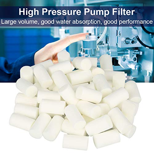 Filters Pcp Air Compressor Fiber Cotton White 50 Pcs Electric High Pressure Pump Filter For Air Compressing Machine System