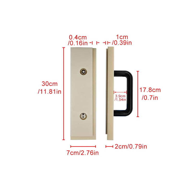 [Australia - AusPower] - Tapping Block,Durable Flooring Tapping Block with Handle,Easy Grip Laminate Flooring Tool,Vinyl Floor Installation Tool,Practical Tapping Block for Vinyl Plank Flooring ﻿ 30cm/11.81in 