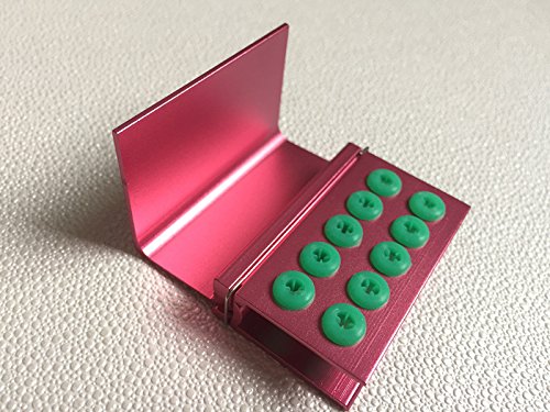 [Australia - AusPower] - 3pcs 10 Holes Dental FG Bur Burs Disinfection Autoclave Holder Block Blocks 3 Color 