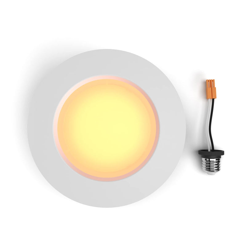 LIFX SuperColor 5-6" Smart Downlight Retrofit, 800 Lumens, CRI 90, Compatible with Alexa, Apple Homekit, SmartThings, Fits existing 5-6” Recessed Can Lights, LXDL6CUS 6 Inch Standard