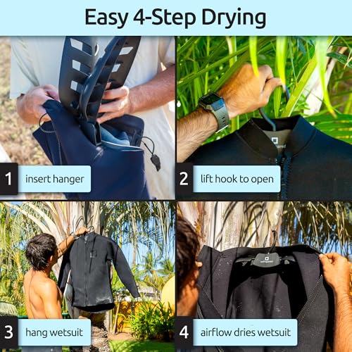 Wetsuit Hanger Drying - Foldable Vented Quick Dry Suit Hanger