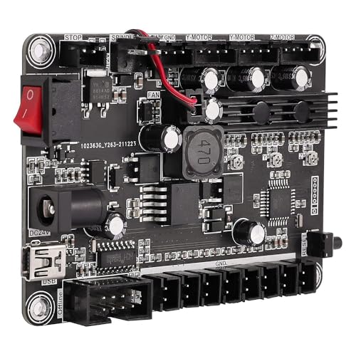 GRBL CNC Control Board with Fan with Cooling Fan for 1610 PRO / 3018/3018 PRO 3 Axis CNC Milling Engraving Machine