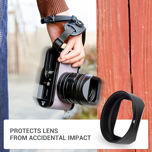 Metal Square Lens Hood Shade Protector for Leica Q3 43 Q2 Digital Camera for Leica Q3 43/Q3/Q2 Camera