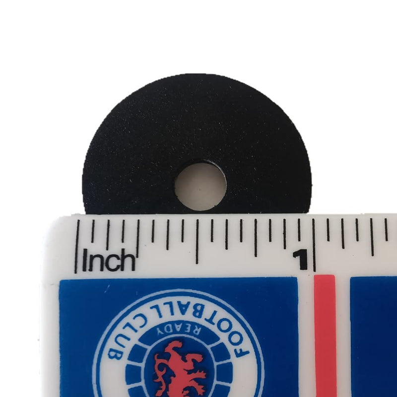[Australia - AusPower] - Rubber Washer (25 Pcs) Heavy Duty Abrasion Resistant Rubber, 1 OD x 1/4 ID x 1/8 Inch Thickness Rubber Flat Washer Flat Rubber Grommets Black Rubber Washers for Bolts Spacers, Vibration Suppression 25 