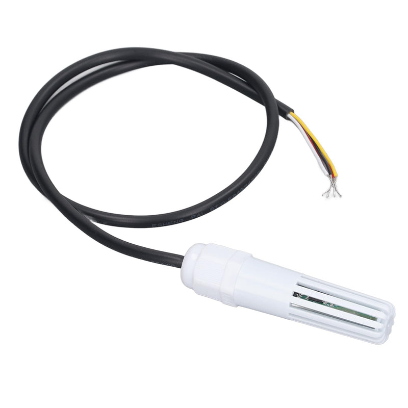 [Australia - AusPower] - Air Temperature and Humidity Sensor DC12 Transmitter 49 cm Supply Wire Temperature Humidity Transmitter for Modbus RTU Temperature Sensors 