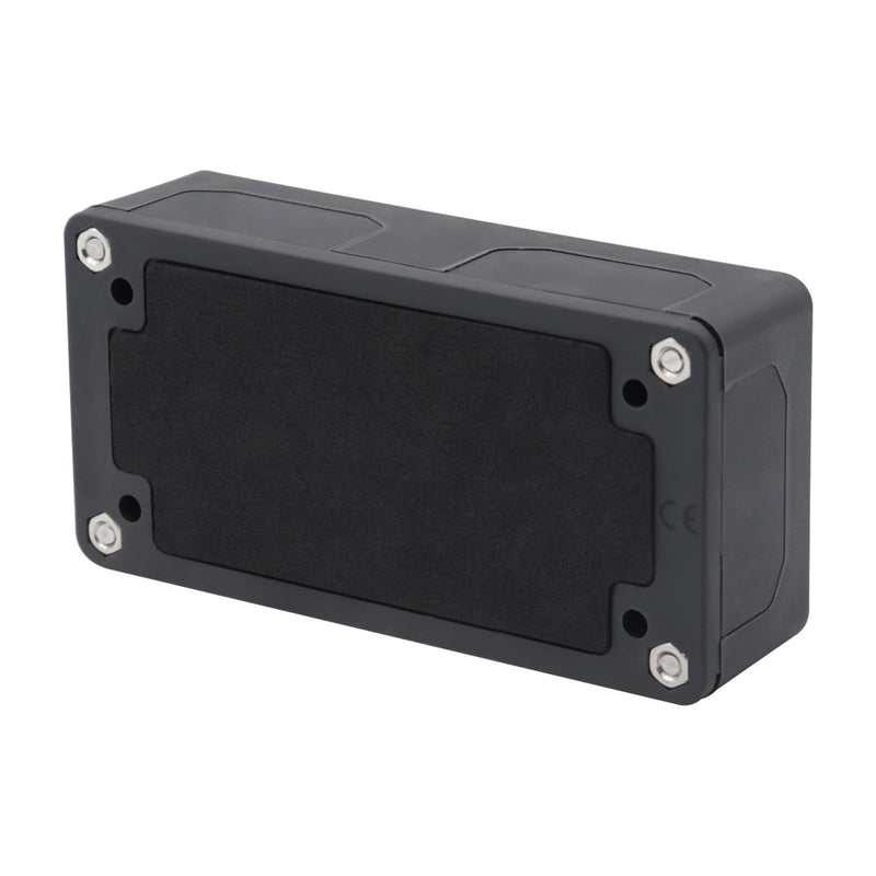 300A Busbar 12 V - 48 V DC Distribution Rail Brass Off-Road Vehicle Mass Distributor Boat Wire Box Camper Busbar Box M10 3/8 Nuts Busbar Black 300A M10(3/8")
