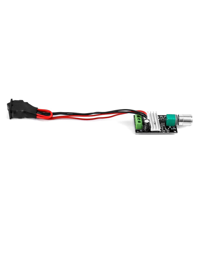 [Australia - AusPower] - QWORK 1203BB 6V 12V 24V 3A 80W DC Motor Speed Controller (PWM) Adjustable Reversible Motor Driver Switch 