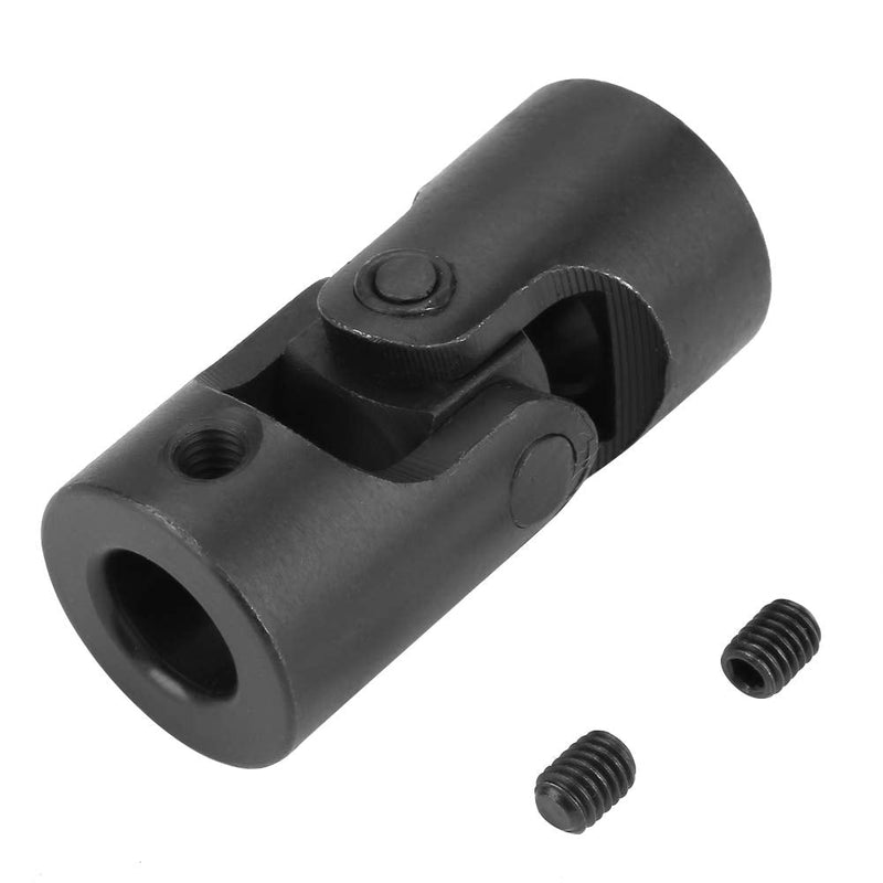 [Australia - AusPower] - ViaGasaFamido Universal Joint Shaft Coupling ID 0.5 Inch OD 0.9 Inch 2.2 Inch Length Rotatable Universal Metal Joint Shaft Coupling Motor Connector U Joint Coupler with Screws 