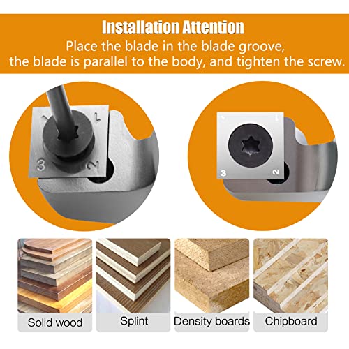 ROOCBIT CNC spoilboard surfacing router bit with 1/2-inch shank, 3-inch cutting diameter, and carbide inserts