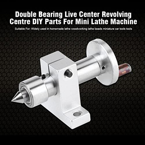 Garosa Mini Lathe Machine Double Bearing Live Center Revolving Centre DIY Lathe Accessories