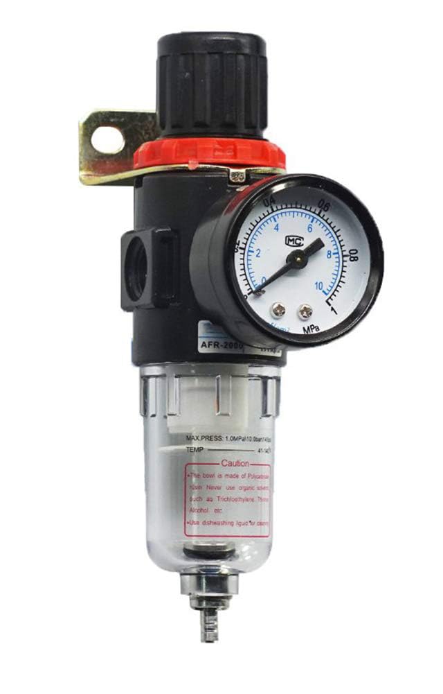 YXQ AFR-2000 Pneumatic Filter Regulator Air Compressor Source Treatment Unit with Pressure Gauge