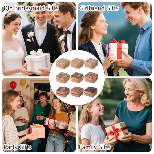 9 Pack Travel Jewelry Box Gifts for Pooja Jewelry Travel Case Box