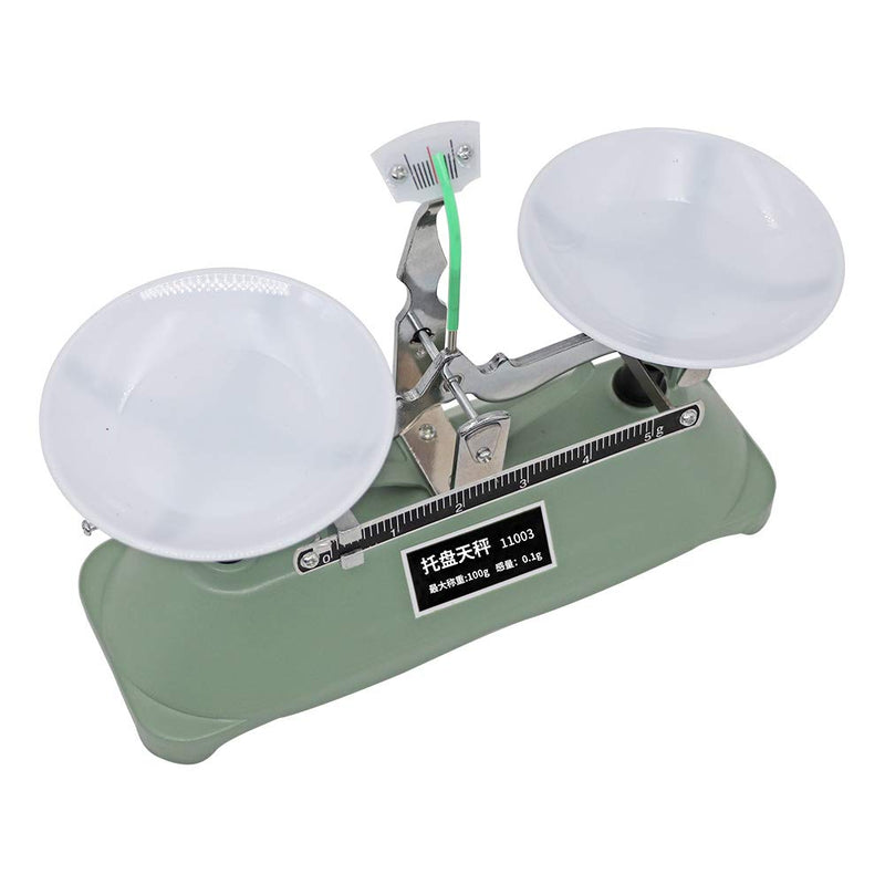 [Australia - AusPower] - Lab Mechanical Balance Scale Double Pan Balance Scale Balance Tray Table Mechanical Balance Scale for Laboratory School 
