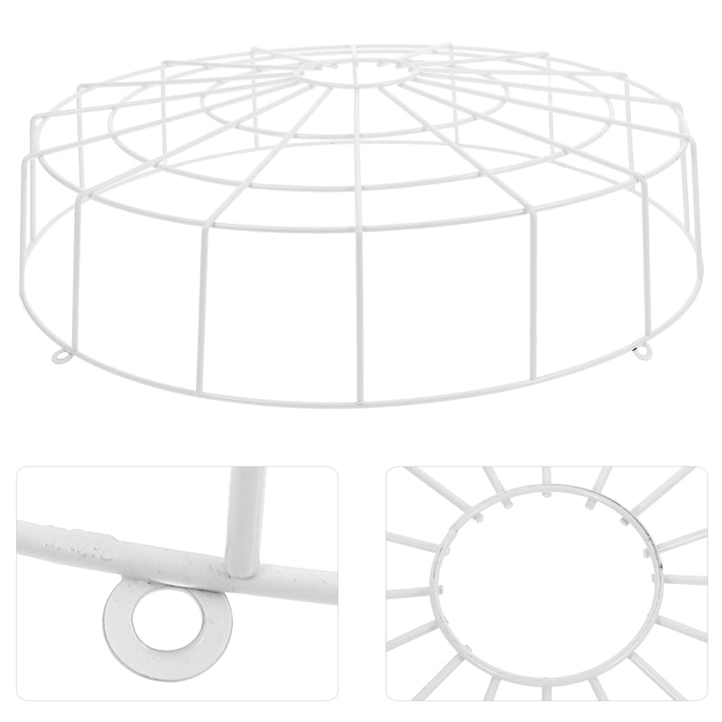 Gadpiparty Emergency Light Wire Guard Cover 14.17X14.17X3.93In Wall Mounted Exit Sign Protective Cage for Commercial Emergency Lighting Fixture Protection