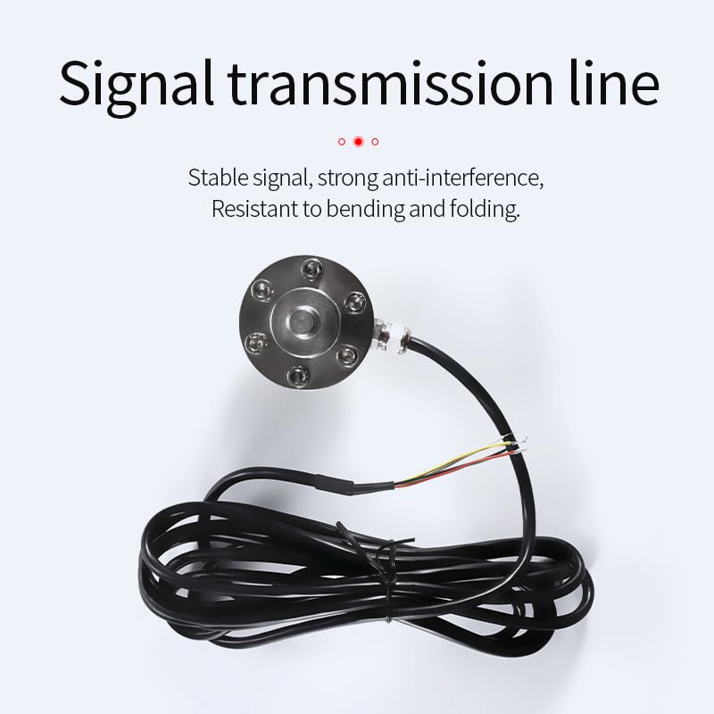 [Australia - AusPower] - Tie Rod Load Cell Sensor,Tension Compression Force Weight Pressure for Scale Sensor,High Precision ±0.2% Outer Diameter 51mm Height 71mm with 2m Cable Range (0-300KG) 0-300KG 