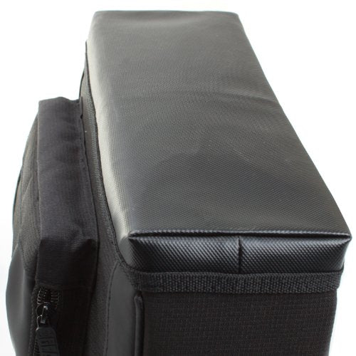 [Australia - AusPower] - USA Gear Compact Tablet Messenger Bag Compatible with Samsung Galaxy Tab S7 11", Lenovo Tab M10 10.3", Samsung Galaxy Tab S6 Lite 10.4" - Shoulder Strap, Padded Adjustable Interior (Blue) Black and Blue 