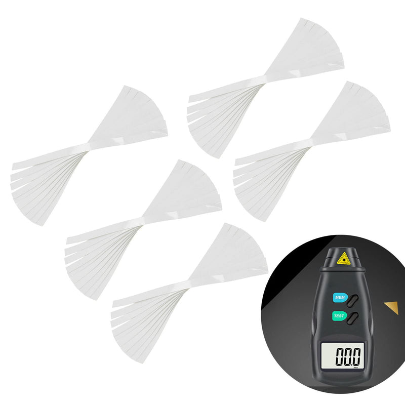 50 Pcs Tachometer Reflective Tape Strong Adhesion Flexible Optical Speedometer Strips