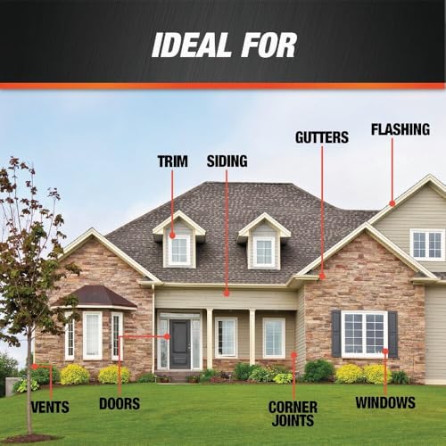 DAP clear 100% silicone rubber sealant for windows, doors, and siding, 2.8 oz tube