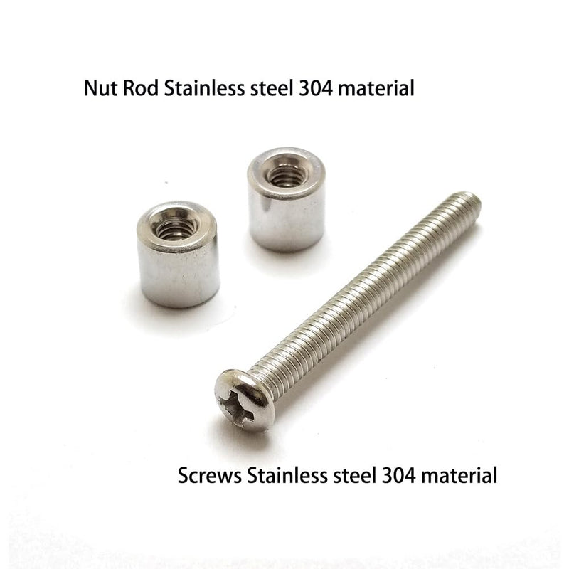 [Australia - AusPower] - 12 Sets/lot 35mm Loveless Bolt Knife Handle Fasteners 5/16" Diameter Nut for Knife Maker Tactical Survival Knife Shaft Fasteners (Nut Size 5/16) 