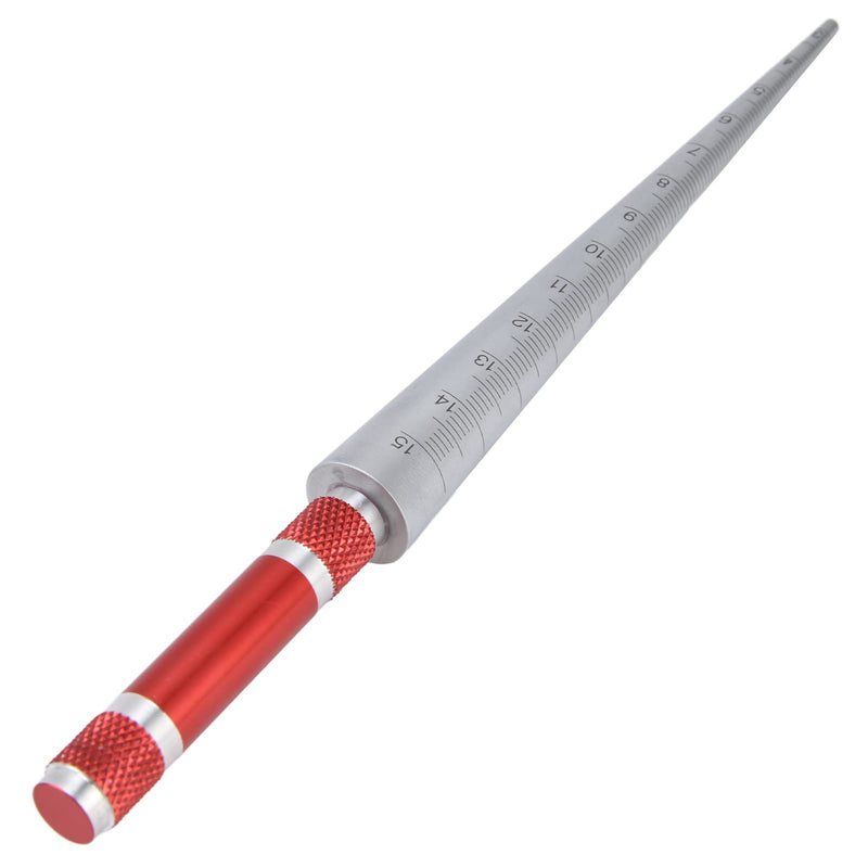 [Australia - AusPower] - Aperture Gauge, Stainless Steel Conical Inner Diameter Inspection Measurement Tool 3‑15mm Used to Measure the Inner Diameter and Hole of Thin Walled Parts 