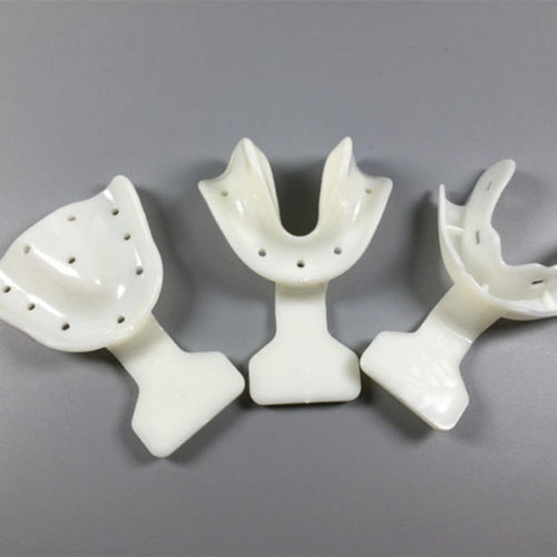 [Australia - AusPower] - Dental Impression Trays Autoclavable Teeth Holder Edentulous Jaws Impression Trays, Dental Lab Tool 17pcs/Set 