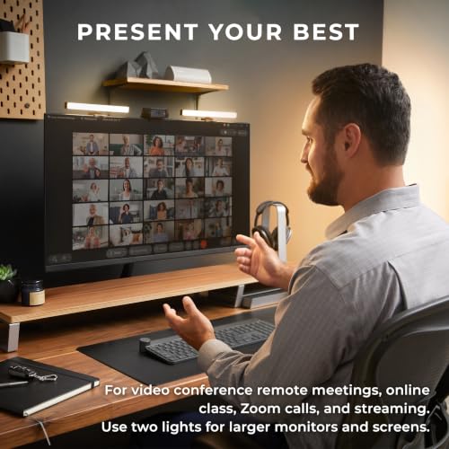 HumanCentric Video Conference Lighting - Webcam Light for Streaming LED Double Kit