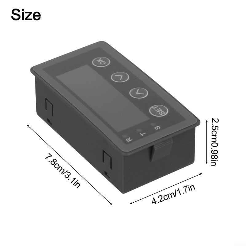 [Australia - AusPower] - Digital Display Meter 0-10V 0-20MA Analog Input Monitor with RS485 Communication Interface DC6-25V Power Supply for Industrial Process Control 