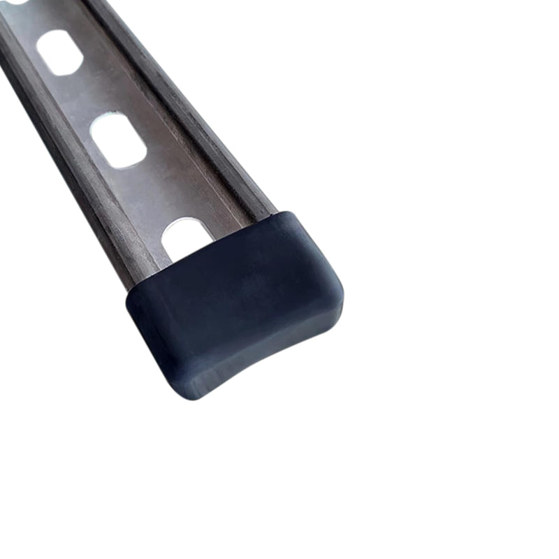 [Australia - AusPower] - Strut Channel Cap, 1-5/8 x 7/8 Plastic Black Short End Cap for 13/16" & 7/8" Tall Strut Channel End to Protect The End of The Channel (10 Pack) 