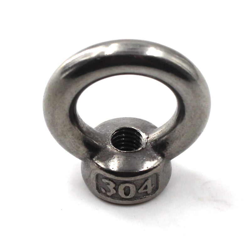 [Australia - AusPower] - M14 Ring Shape Lifting Eye Nut 304 Stainless Steel Threaded Nut Fastener-2 Pack M14 