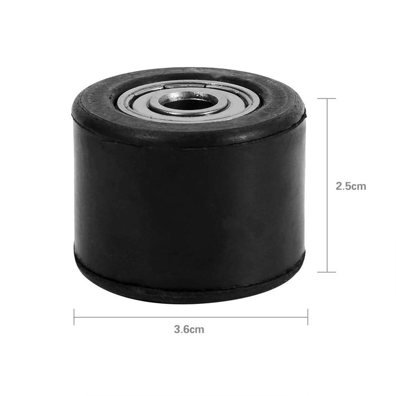 [Australia - AusPower] - Chain Tensioner Chain Roller Chain Guide Bike Wheel Roller Tensioner Chain Roller Idler Pulley 8mm Tensioner Pulley Wheel Guide Rubber Iron Material For Motorcycle Bike Chain Tensioner Roller 