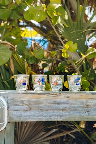 Tervis Barefoot Beach Collection Made in USA Double Walled Insulated Tumbler Travel Cup Keeps Drinks Cold & Hot, 12oz - 4pk, Classic 12 Ounces Assorted