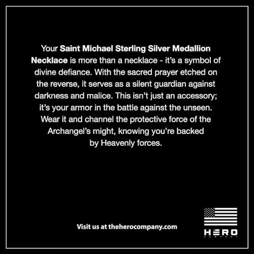 Hero Company Saint Michael the Archangel Pendant Necklace for Men