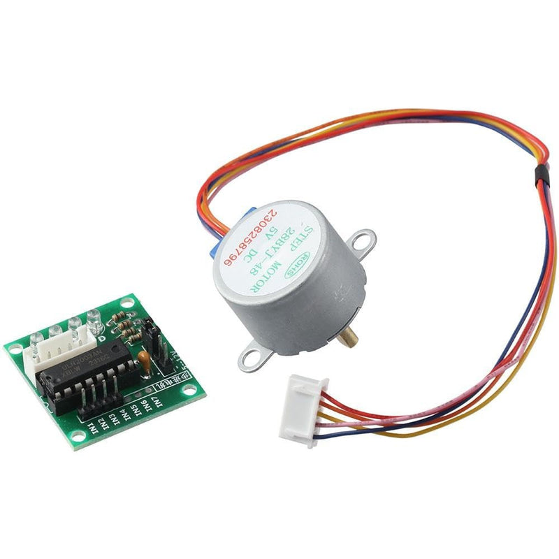 [Australia - AusPower] - 5pcs Stepper Motor Driver with 5V Drive Board Portable Speed Down Stepping Motor 28BYJ-48 ULN2003 5V Stepper Motor 