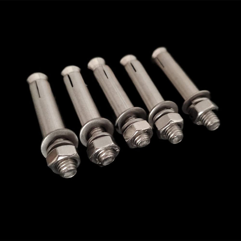[Australia - AusPower] - Stainless Steel Expansion Bolts M8x60mm External Hex Expansion Bolt (5 Pack) 