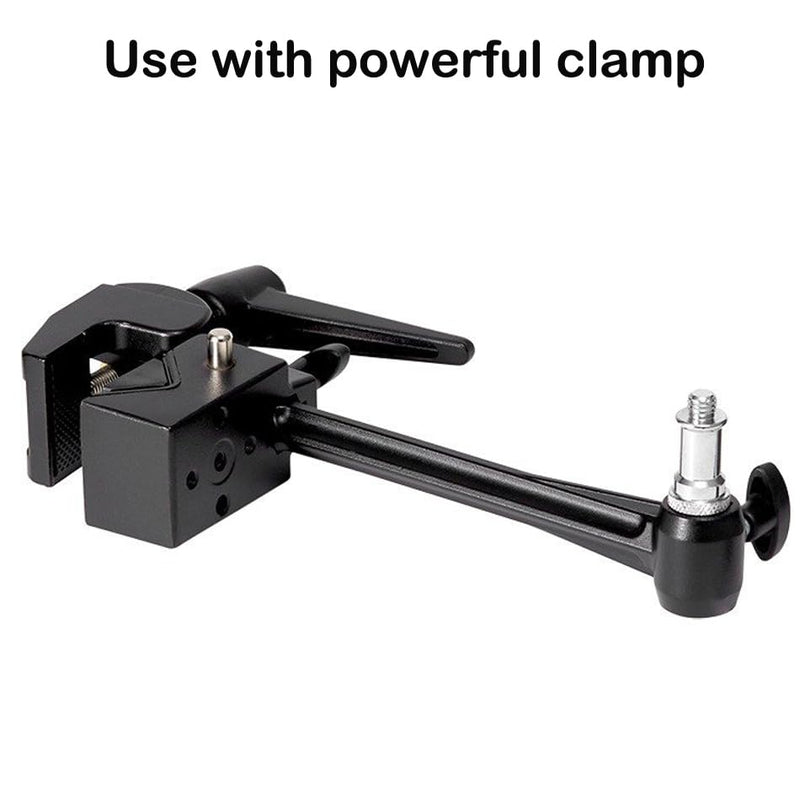 6 Inch Extension Arm with Spigot for Super Clamp - Versatile and Sturdy Photography Accessory for Enhanced Equipment Mounting(2 Pack)