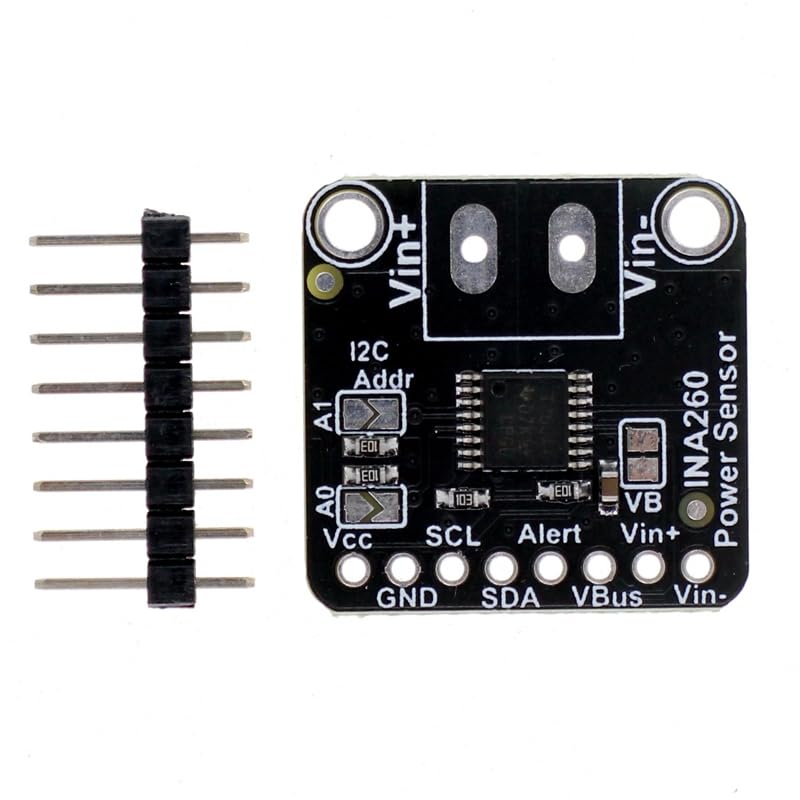 [Australia - AusPower] - INA260 Voltage Current Module, DC 3.0V-36V High & Low Side Current Voltage Power Sensor Module Current Power Supply Sensor 