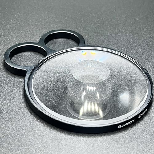 77mm Handheld Whirlpool Glass Prism SLR Photography Accessories Special Effects Handheld Filters, Camera Phones are Applicable 77mm Handheld Whirlpool