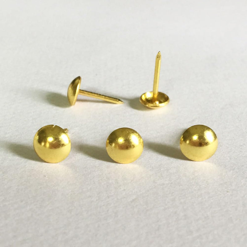 [Australia - AusPower] - Let's Decorate 200PCS Upholstery Tacks, Decorative Tacks for Sofa, Furniture Metal Thumb Tacks, Home DIY Decorative Nail Heads Nails (9.5mm Golden) Ld917200p-a 