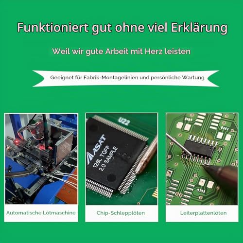 Solder 0.8 mm, Solder with Flux 50 g, Solder Lead Free with Rosin Core, Solder Wire, Solder Wire for Repair and DIY of Electronic Electric Soldering Components
