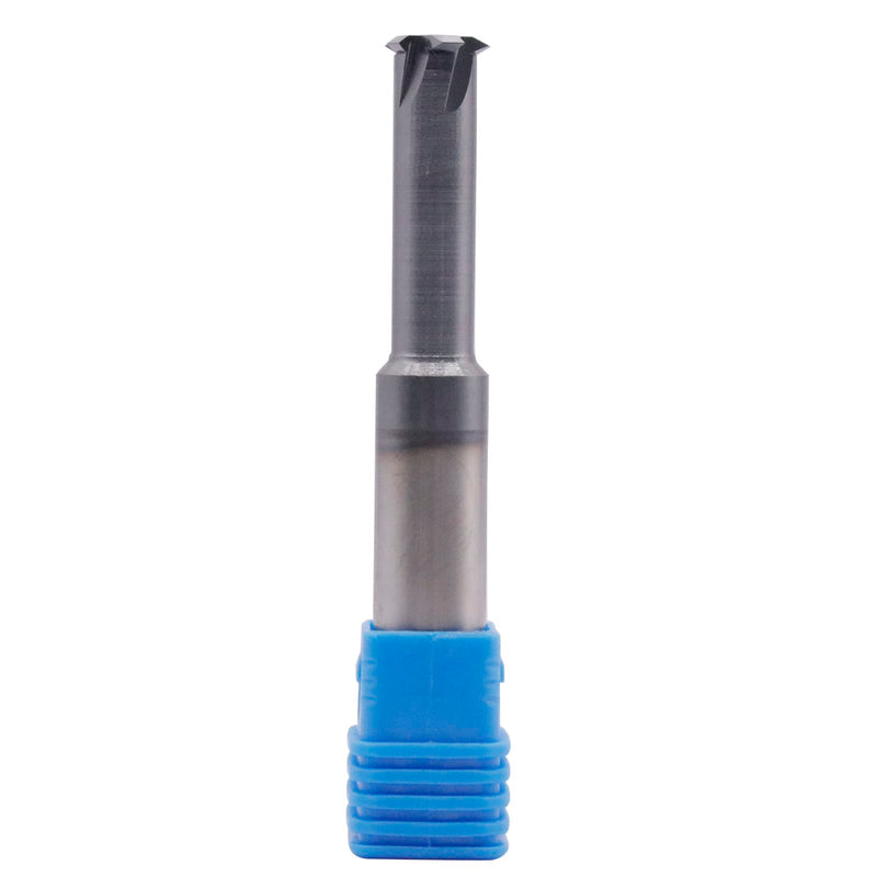 [Australia - AusPower] - 5/8" 11-32 TPI Single Pitch Solid Carbide Thread end Mill - AlTiN Coated, 5 Flute- .490" Cutting Diameter, Necked to Thread 1.375 Deep, 1/2" Shank Diameter, 3-1/2" Overall Length 