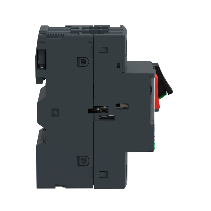 Schneider GV2ME08 Thermal-Magnetic Motor Circuit Breakers, White | 2.5-4A, button confirmation, screw connection