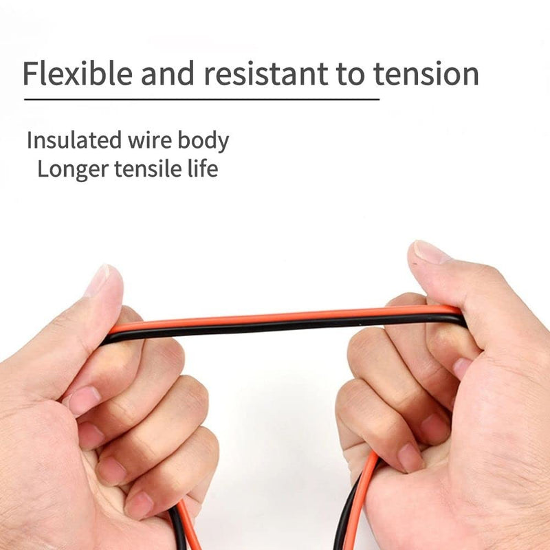 [Australia - AusPower] - Multimeter Test Leads Probes Banana Plug,Gold Digital Multimeter Probes Electrical Test Probe for Most of Digital Multimeter 1011-100 