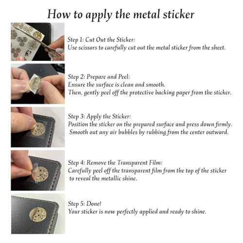 70pcs / Bag Flower of Life Gold Plated Thin Metal Sticker for Stone Crystal, Adhesive Pyramid Sacred Geometry Metal Energy Decor Sticker, Meditation Decor (15mm Diameter, Silver) 15mm Diameter