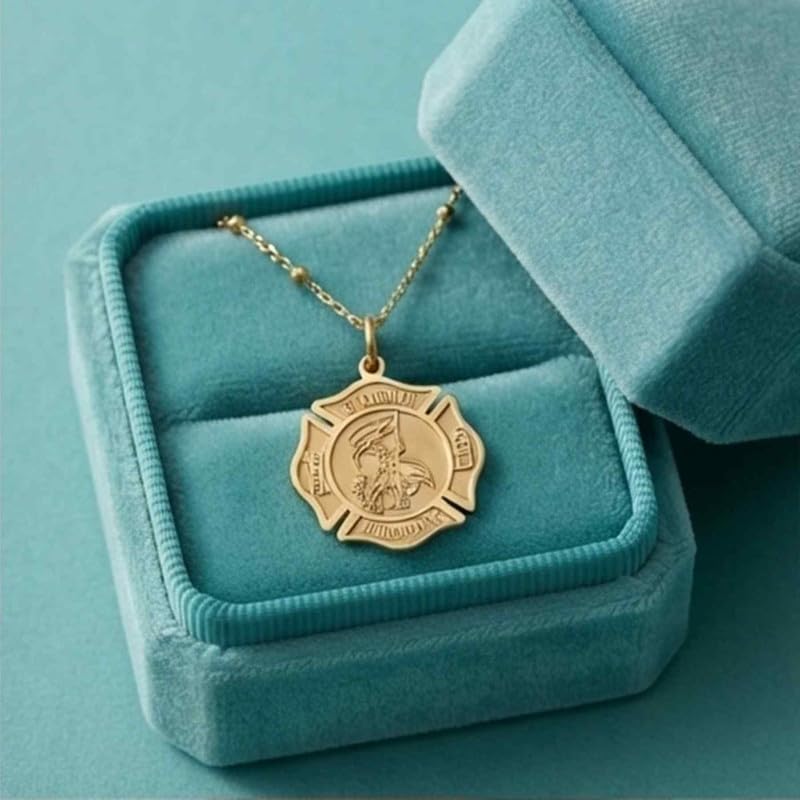 LKBEADS 925 Sterling Silver Saint Florian Firefighter Pendant |LK_NLC_00761